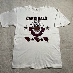 Vintage 90s Logo 7 NFL Arizona Cardinals Single Stitch T Shirt Mens XL Jersey